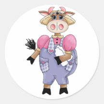 Cute Cow Sticker