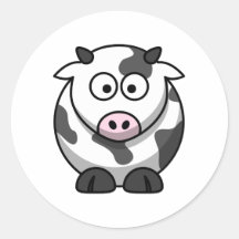 Cute Cow Sticker