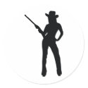 cute Cowgirl stickers