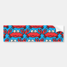 CUTE CRABS BUMPER STICKER