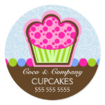 Cute Cupcake Bakery Stickers