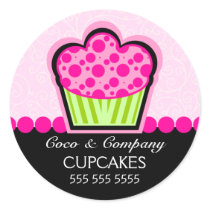 Cute Cupcake Bakery Stickers