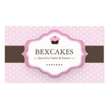 Cute Cupcake Business Card
