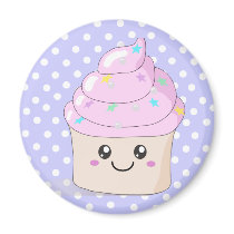 Cute Cupcake Refrigerator Magnet