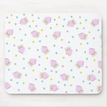 Cute cupcake pattern mouse pads
