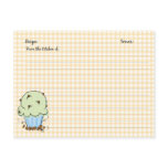 Cute Cupcake Recipe Cards postcards