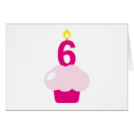 Cute Cupcake with Birthday Candle Card