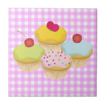 Cute Cupcakes Tiles