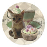 Cute Cupcat II kitten stickers