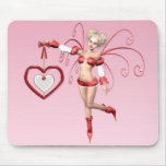 Cute Cupid Valentine Mouse Pad
