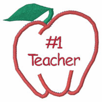 Cute Customisable Embroidered Apple Tees Embroidered Polo Shirt