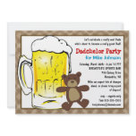 Cute Dadchelor Party Invitations - Diaper Kegger