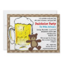 Cute Dadchelor Party Invitations - Diaper Kegger