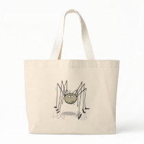 cute daddy long legs tote bag