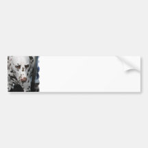 Cute Dalmatian  Bumper Sticker