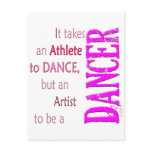 Cute Dance Dancer Design postcards