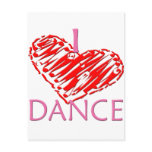 Cute Dance Designs postcards