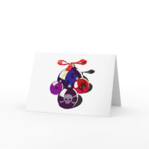 Cute Dark Goth Ornament Pile Cards
