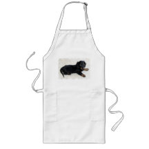 Cute Daschund  Long Apron