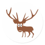 cute Deer comic style stickers