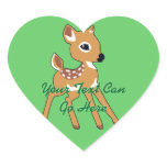 Cute Deer Fawn Stickers