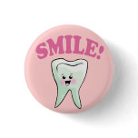 Cute Dental Hygienist buttons
