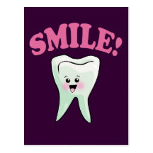 Cute Dental Hygienist Postcard