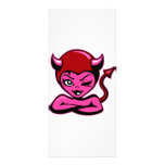 Cute Devil Girl Art rack cards
