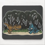 Cute Dino Clash Mousepad mousepads