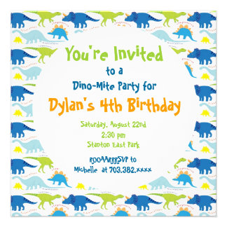 Cute Dinosaur Birthday Party Invitation Templates Cute Dinosaur Birthday Party Invitation Templates