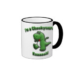 Cute Dinosaur is a Cheekysaurus Coffee Mugs