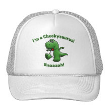 Cute Dinosaur is a Cheekysaurus Mesh Hat