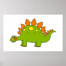 Cute dinosaur - stegosaurus print