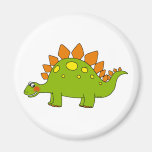 Cute dinosaur - stegosaurus refrigerator magnet