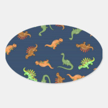 Cute Dinosaurs Pattern Stickers