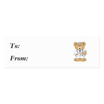 Cute Doctor Teddy Bear Business Cards