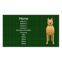 Cute Dog Business Card