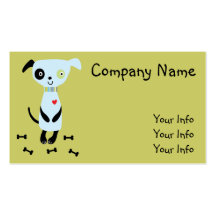 Cute Dog Business Cards