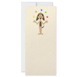 Cute Dog Cartoon. Clever Dog Juggling. Custom rack cards