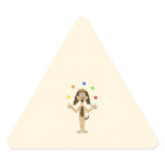 Cute Dog Cartoon. Clever Dog Juggling. Custom stickers