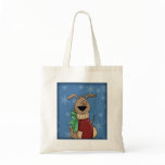 Cute Dog - Christmas Design bags