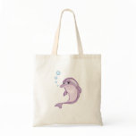 Cute Dolphin Tote Bags