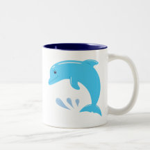 Cute Dolphin Coffee Mug