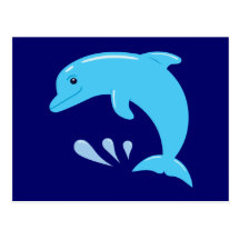 Cute Dolphin Postcard