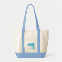 Cute Dolphin Tote Bag