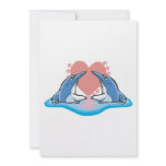 cute dolphins in love invitations