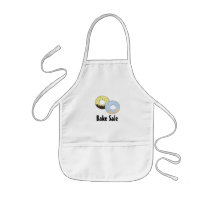 Cute Doughnut Bake Sale Design Aprons
