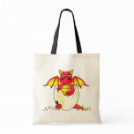 Cute Dragon Baby in Cracked Egg - Red / Yellow bags