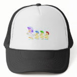 Cute Duck Family in Rain hats