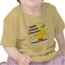 Cute Duck Puddle Splasher Chamption T Shirt